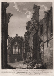 Transept of Melrose Abbey